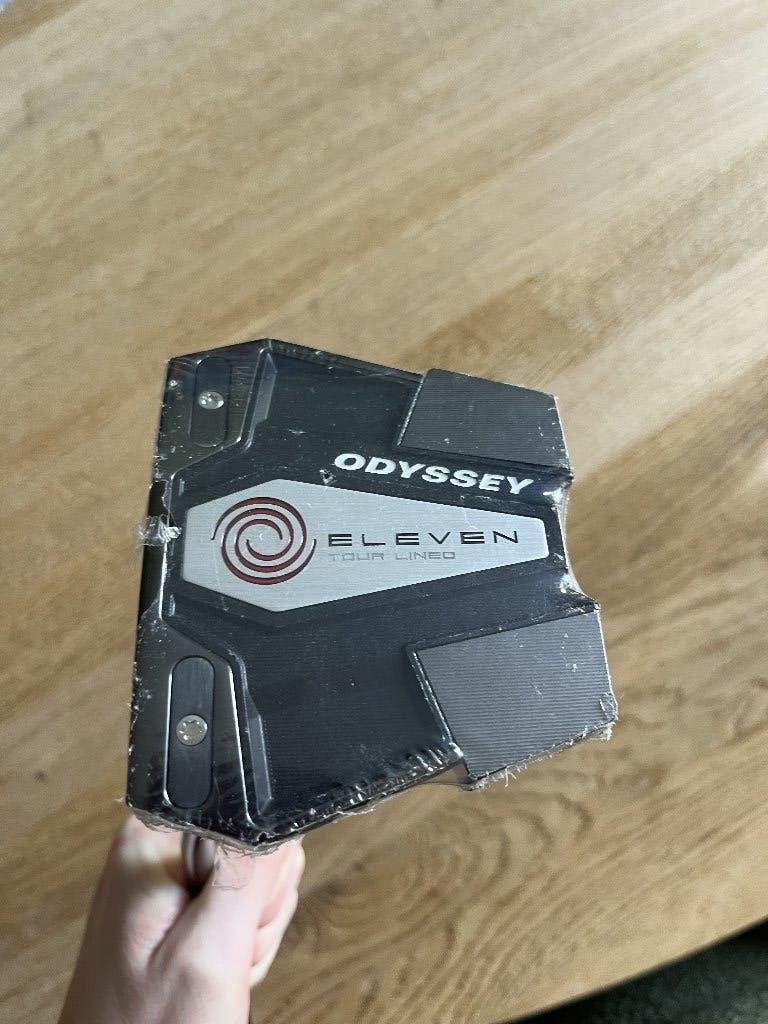Odyssey eleven tour lined putter 35 inch linkshandig, Overige merken, Info@callawaygolf.com, Nieuw, Ophalen of Verzenden