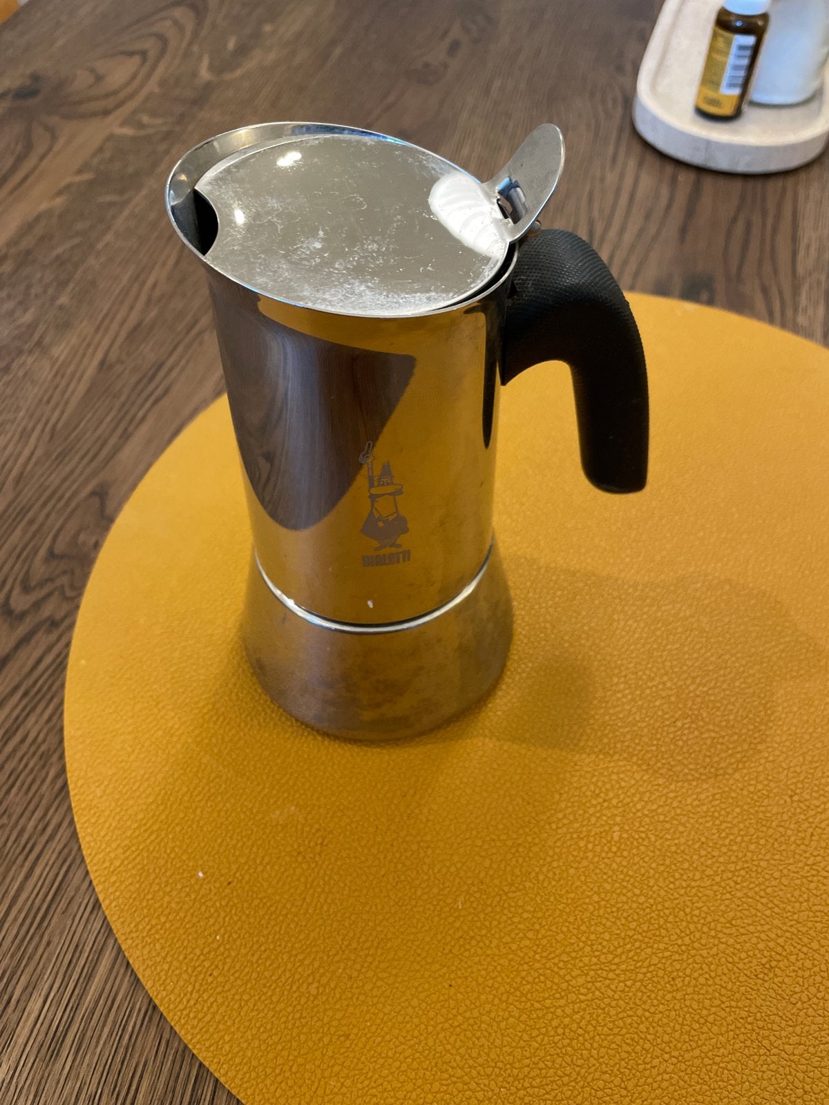 Bialetti RVS Percolator - 2 kops, Gebruikt, Espresso apparaat, Gemalen koffie, Ophalen of Verzenden