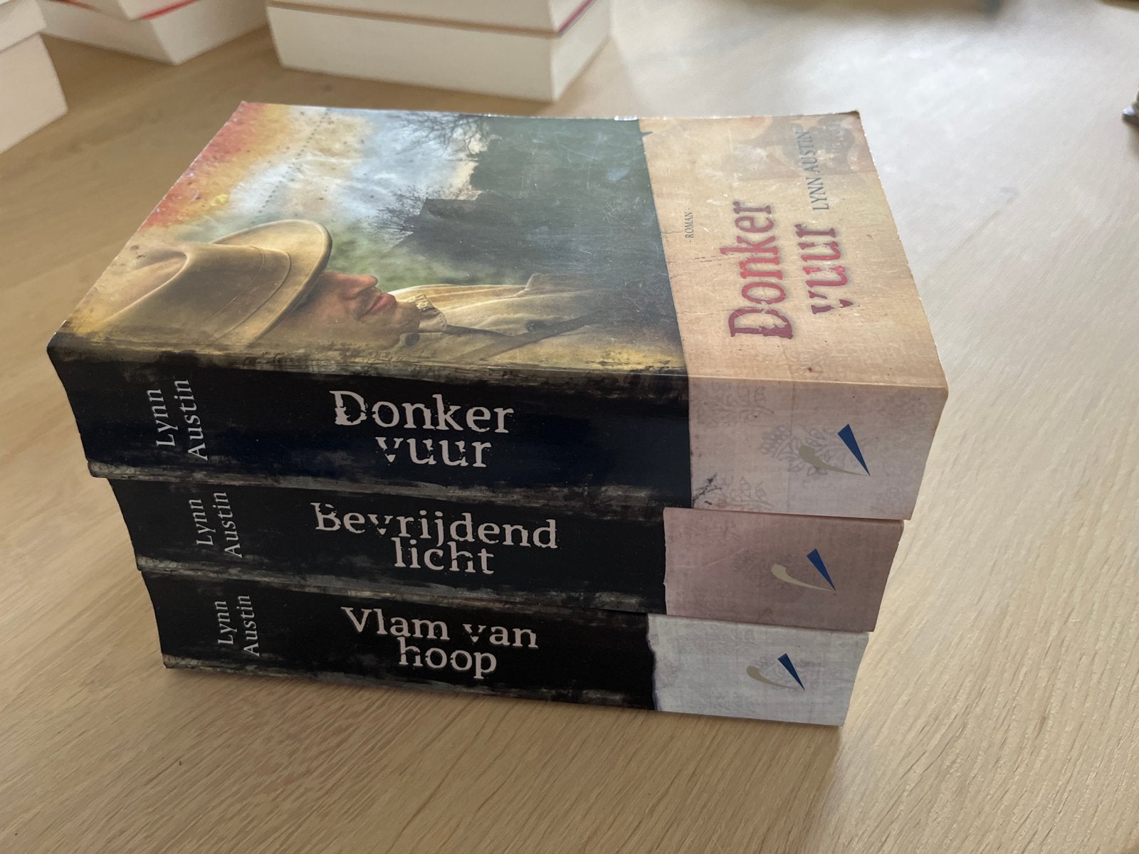 Lynn Austin - Donker Vuur, Bevrijdend Licht, Vlam van Hoop, Ophalen of Verzenden, Zo goed als nieuw, Nederland