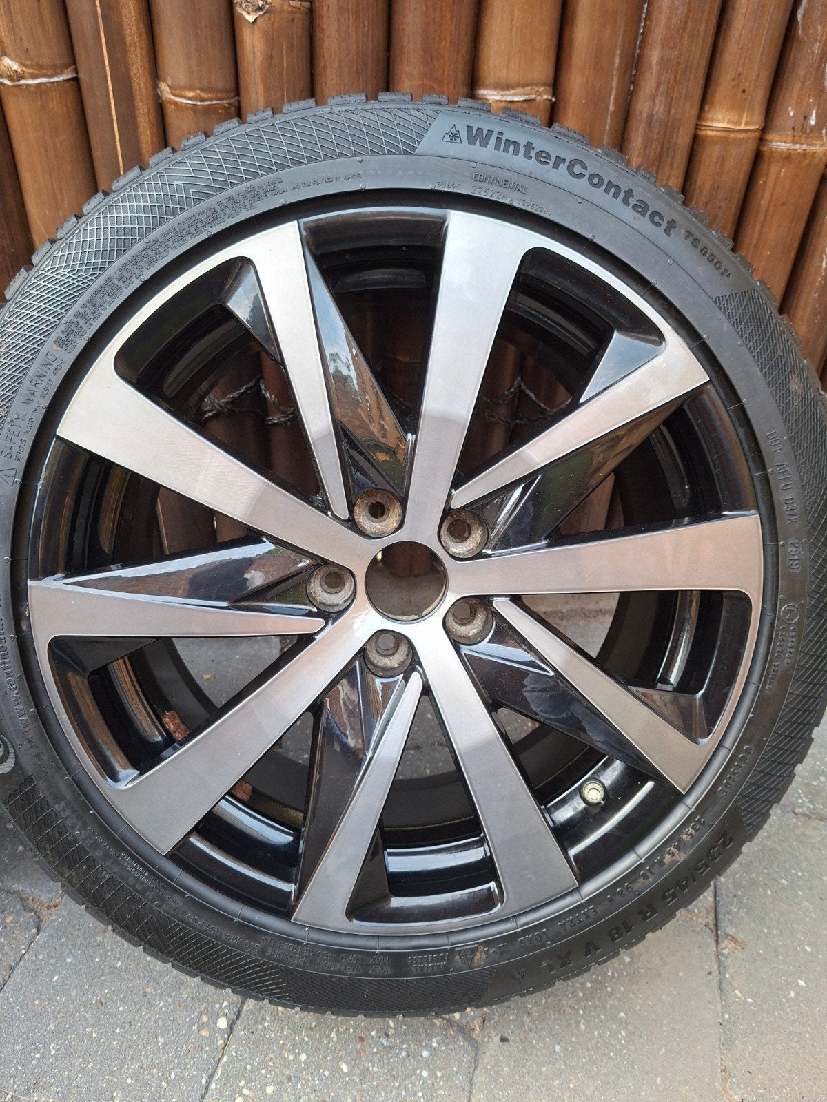 Peugeot 508 II GT Line Velgen + Winterbanden, Auto-onderdelen, Banden en Velgen, Ophalen, 18 inch, Gebruikt, Banden en Velgen