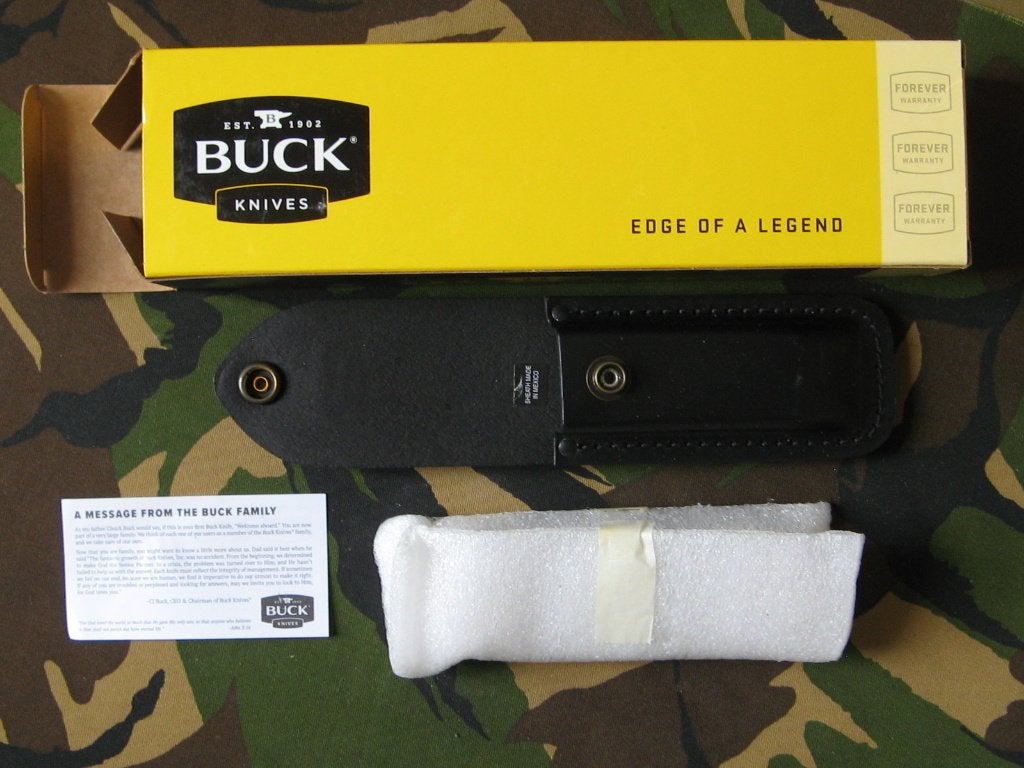 Zakmes Buck 110 Lone Star - EDC USA Backpack Knife Mes, Ophalen of Verzenden, Nieuw