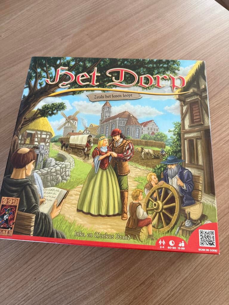 Het Dorp bordspel, Hobby en Vrije tijd, Gezelschapsspellen | Bordspellen, Drie of vier spelers, Ophalen, Zo goed als nieuw