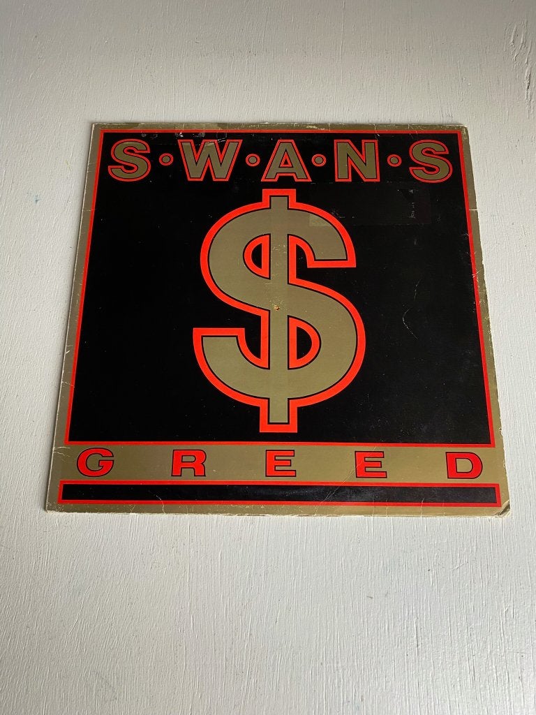 Swans - Greed LP, LP, Ophalen of Verzenden, Zo goed als nieuw, 12 inch