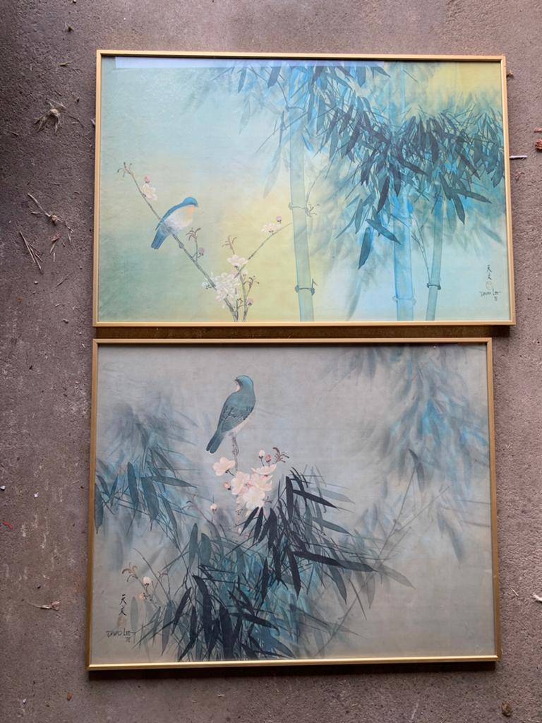 David Lee, Ophalen of Verzenden, Minder dan 50 cm, Schilderij