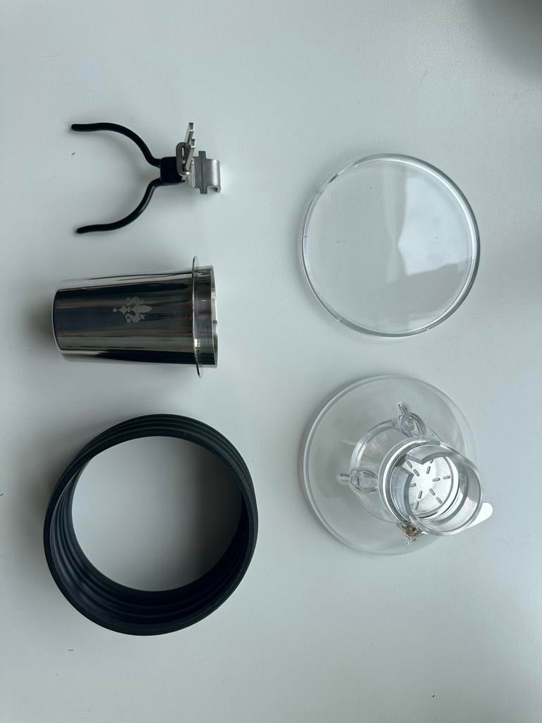 Eureka Mignon single dose kit — compleet met blaasbalg, Witgoed en Apparatuur, Ophalen of Verzenden, Zo goed als nieuw