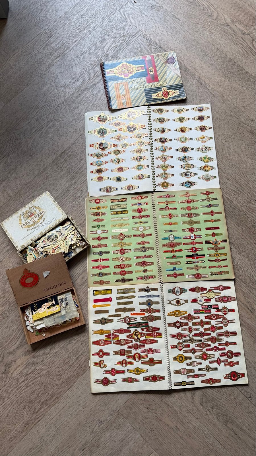 Vintage Sigarenbandjes Collectie - incl 2 x Habana, Ophalen of Verzenden, Gebruikt, Stickers en Plaatjes