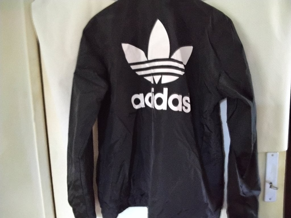 Jas Adidas NIGO BEAR RAIN JACKET Heren M dames L ZGAN, Ophalen, NIGO ADIDAS, Zwart, Maat 42/44 (L)