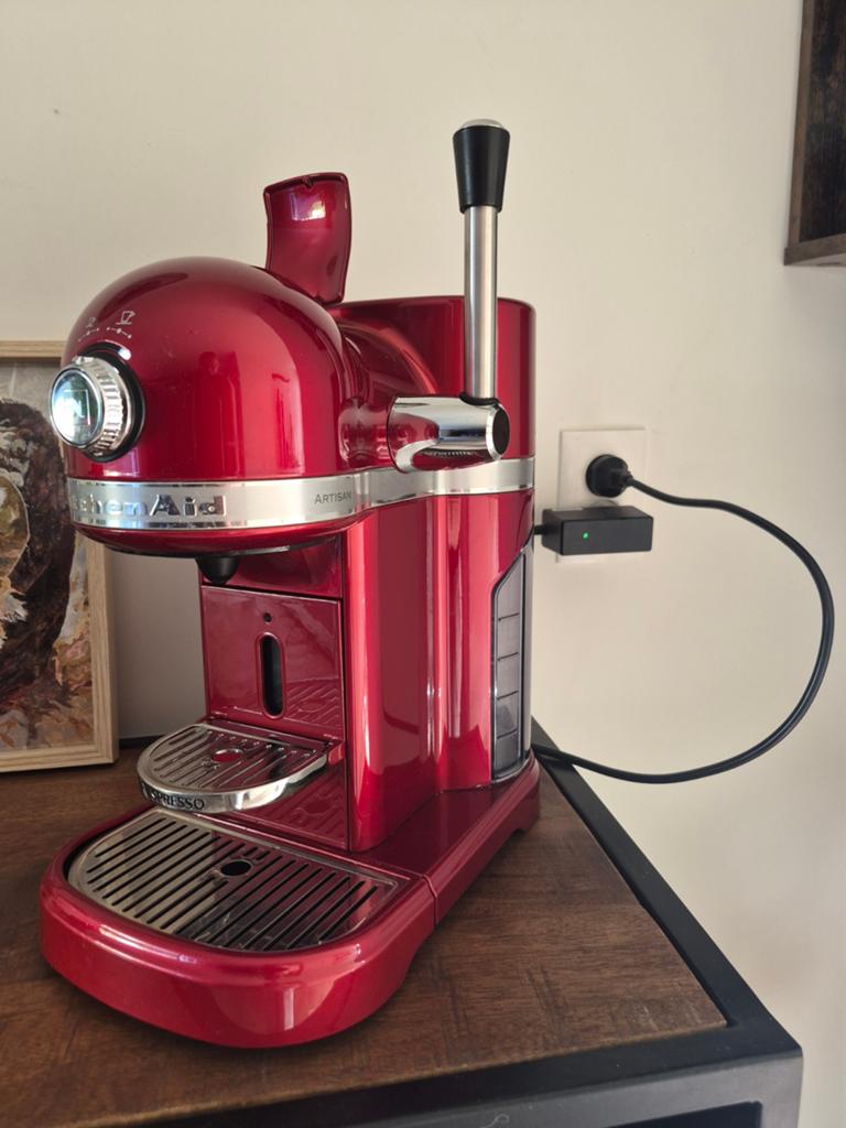 KitchenAid Artisan Nespresso Koffiezetapparaat Rood, Ophalen, Espresso apparaat, Zo goed als nieuw, 1 kopje