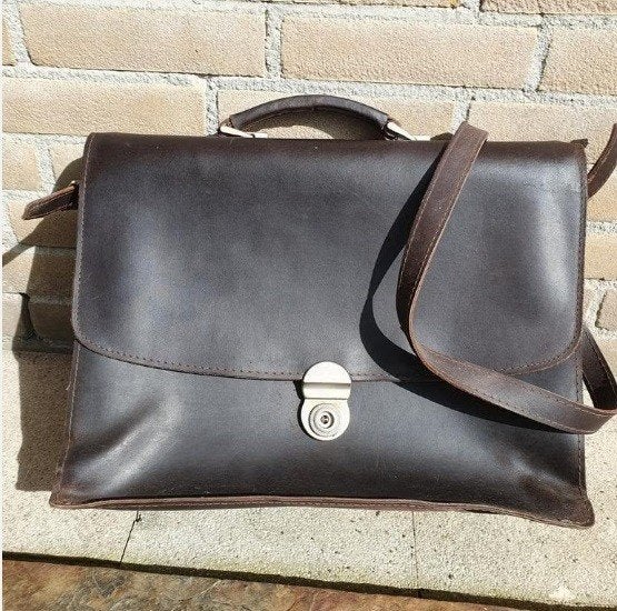 ZGAN Plevier Briefcase Laptoptas Businesstas Aktetas Attache, Sieraden, Tassen en Uiterlijk, Tassen | Schooltassen, Bruin, Aktetas of Boekentas