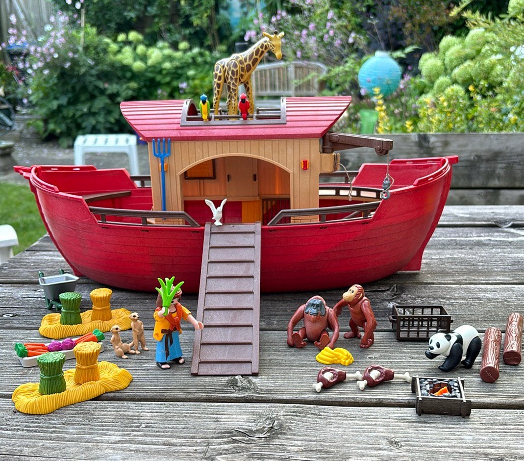 Playmobil 3255 de ark van noah. 50x25x22 cm, Ophalen of Verzenden, Zo goed als nieuw