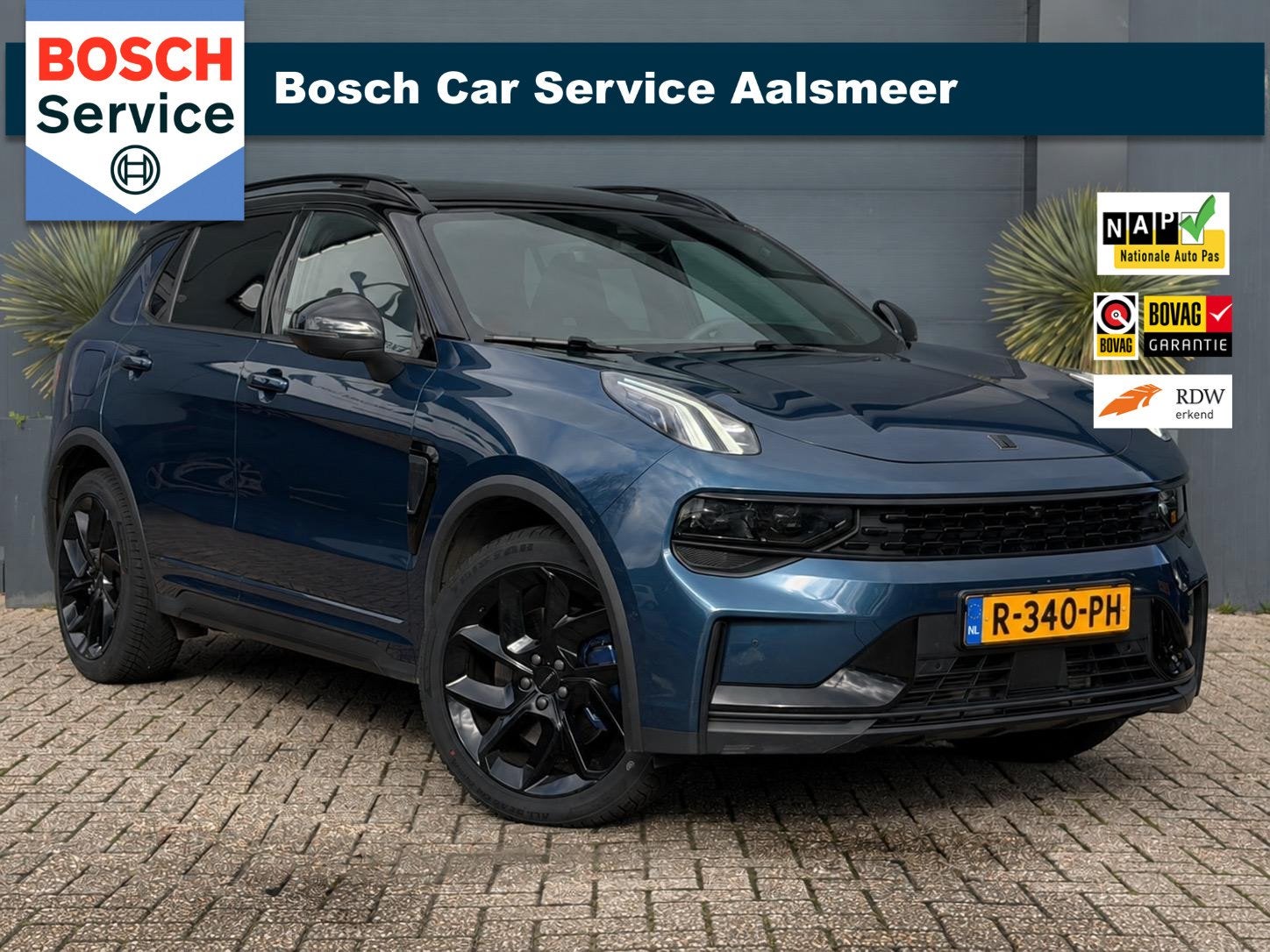 Lynk & Co 01 1.5 / Garantie / Nap / Black Edition /, Automatische klimaatregeling, Stof, Euro 6, Blauw