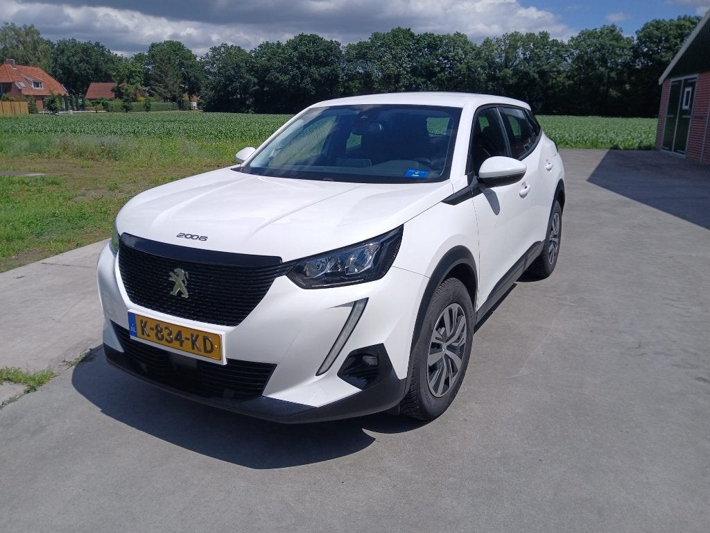 Peugeot 2008 1.2 100pk 2021 Wit BTW verrekenbaar., Auto's, Peugeot, Stof, 1199 cc, 100 pk, Wit