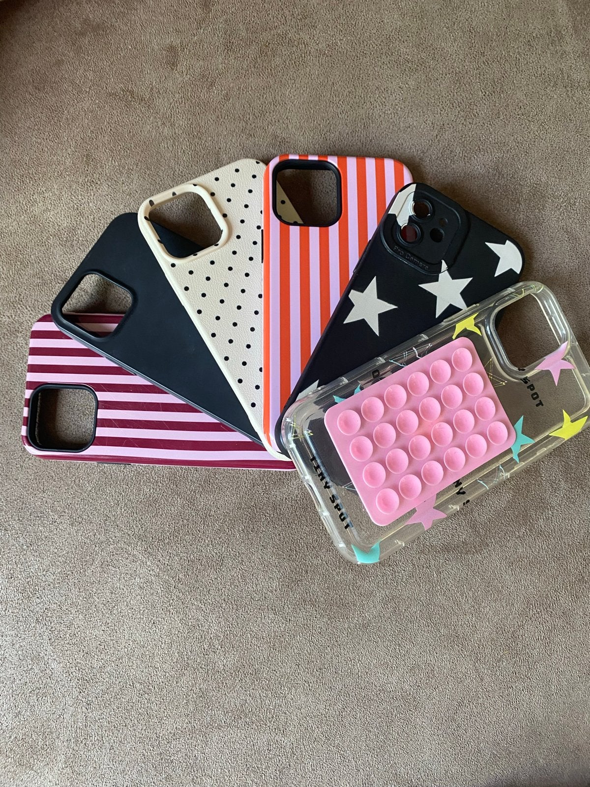 6 telefoonhoesjes iphone 12, Kunststof, Overige merken, Hoesje of Tasje, Ophalen of Verzenden