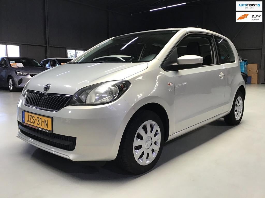 Skoda CITIGO 1.0 Greentech Ambition I Navi I Airco I New Apk, Auto's, Voorwielaandrijving, Euro 5, Stof, Gebruikt