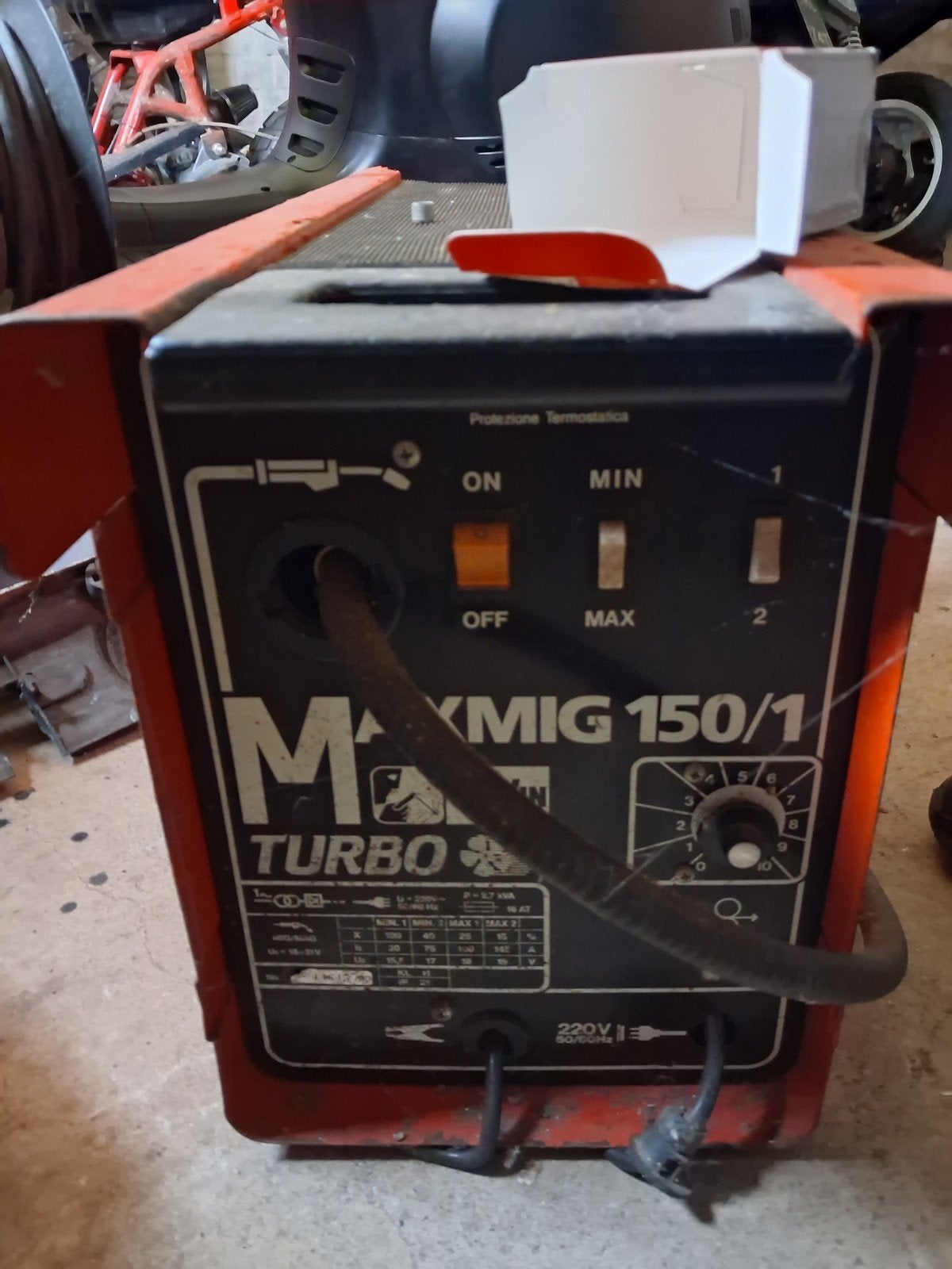 Mig las apparaat. Telwin, Ophalen, Gebruikt, Co2