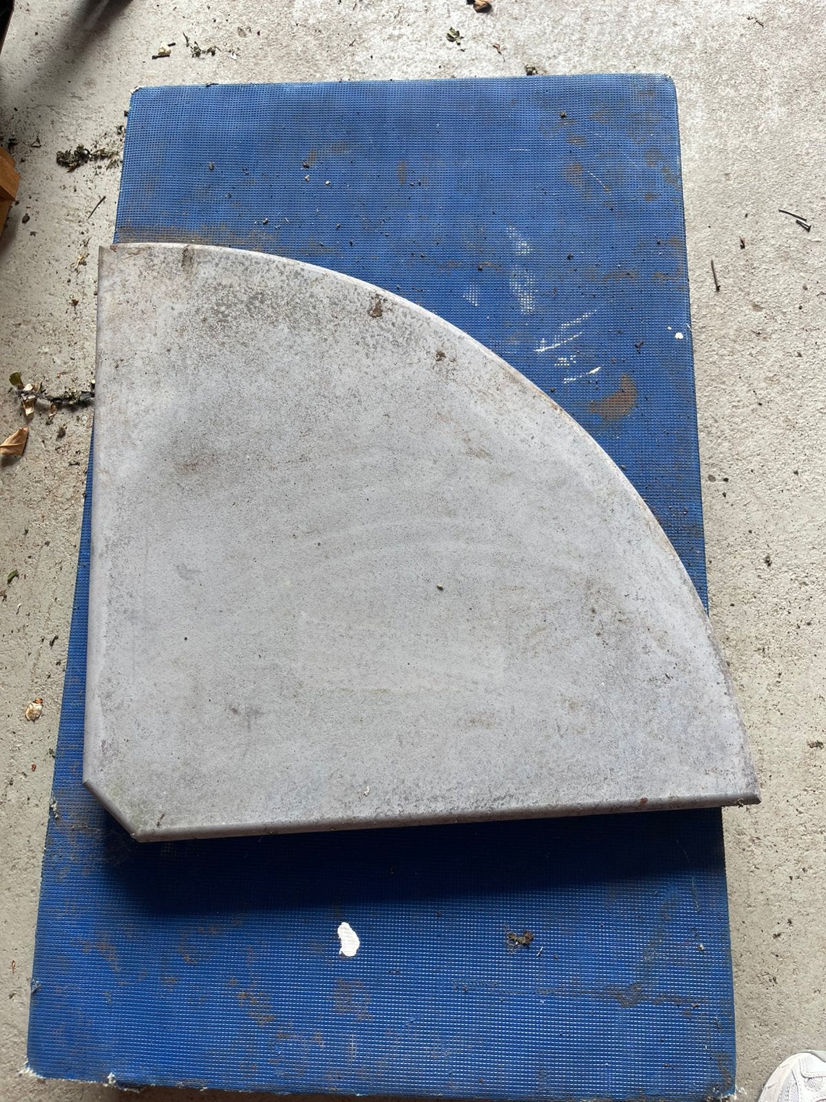 Betonnen parasolvoet g, Tuin en Terras, Parasols, Ophalen, Gebruikt, Minder dan 1 meter, Parasolvoet