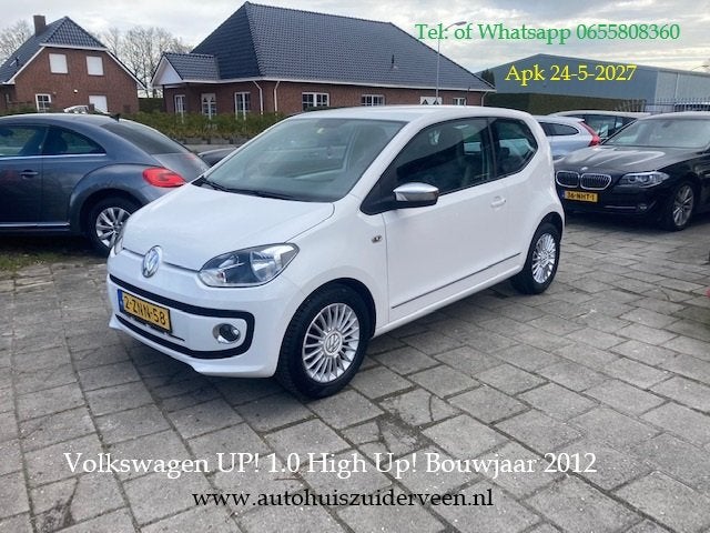 VOLKSWAGEN Up! 1.0 75PK High up! Airco Cruise Lm, Auto's, Volkswagen, Euro 5, Stof, Gebruikt, Up!