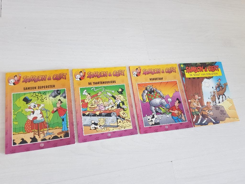 4 x Samson & Gert, Meerdere stripboeken, Ophalen of Verzenden, Gelezen, Verbiest Verhulst Bourlon