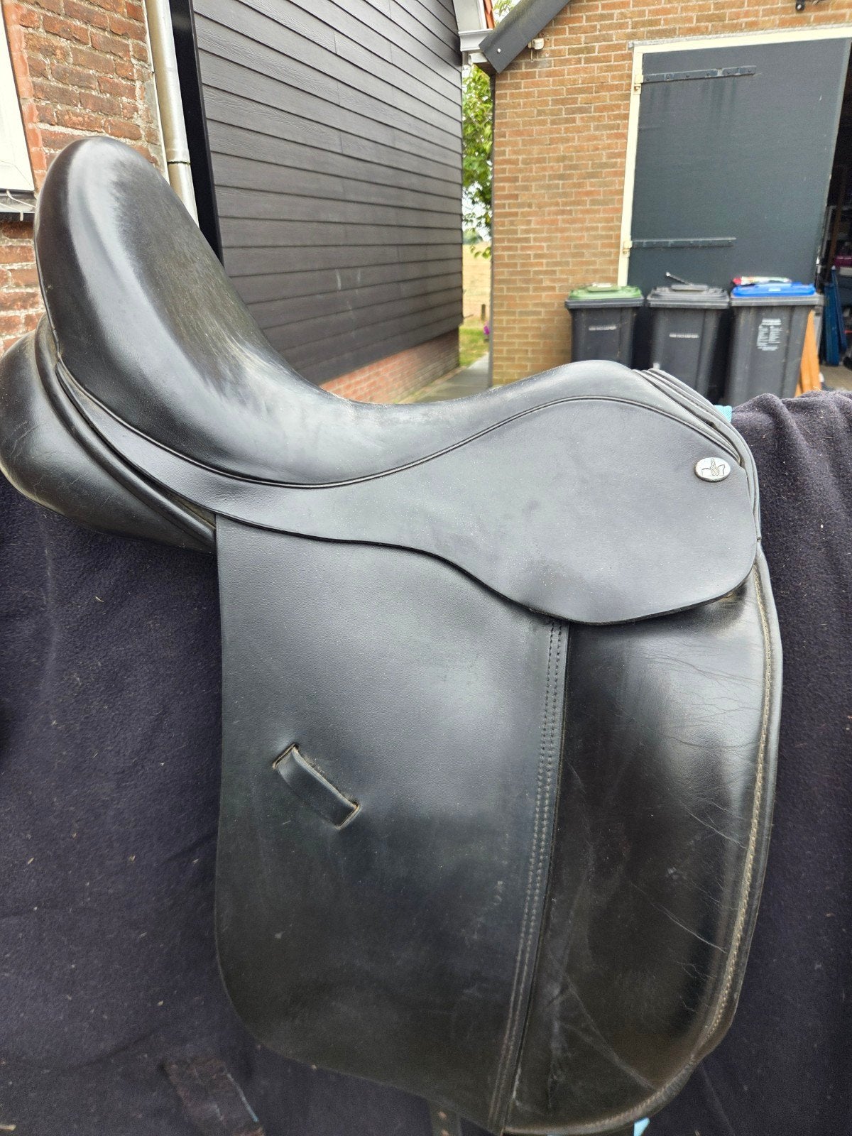 msfc dressuurzadel vraagprijs 395,-, Gebruikt, Dressuur, Diepe zit, XL (18 inch of meer)