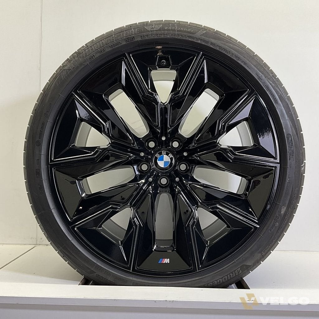 BMW 7 SERIE G70 I7 X3 G45 BREEDSET VELGEN + ZOMERBANDEN 21 I, Gebruikt, 255 mm, -, -