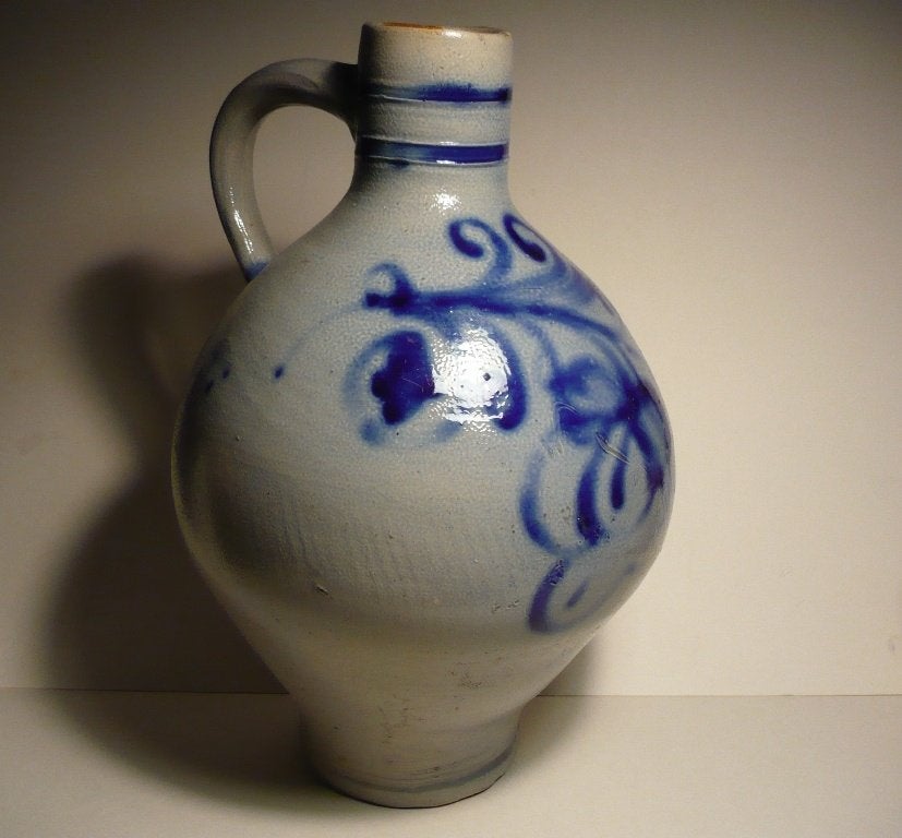 015-Keuls, antiek steengoed kruik, voor drank of water., Ophalen of Verzenden