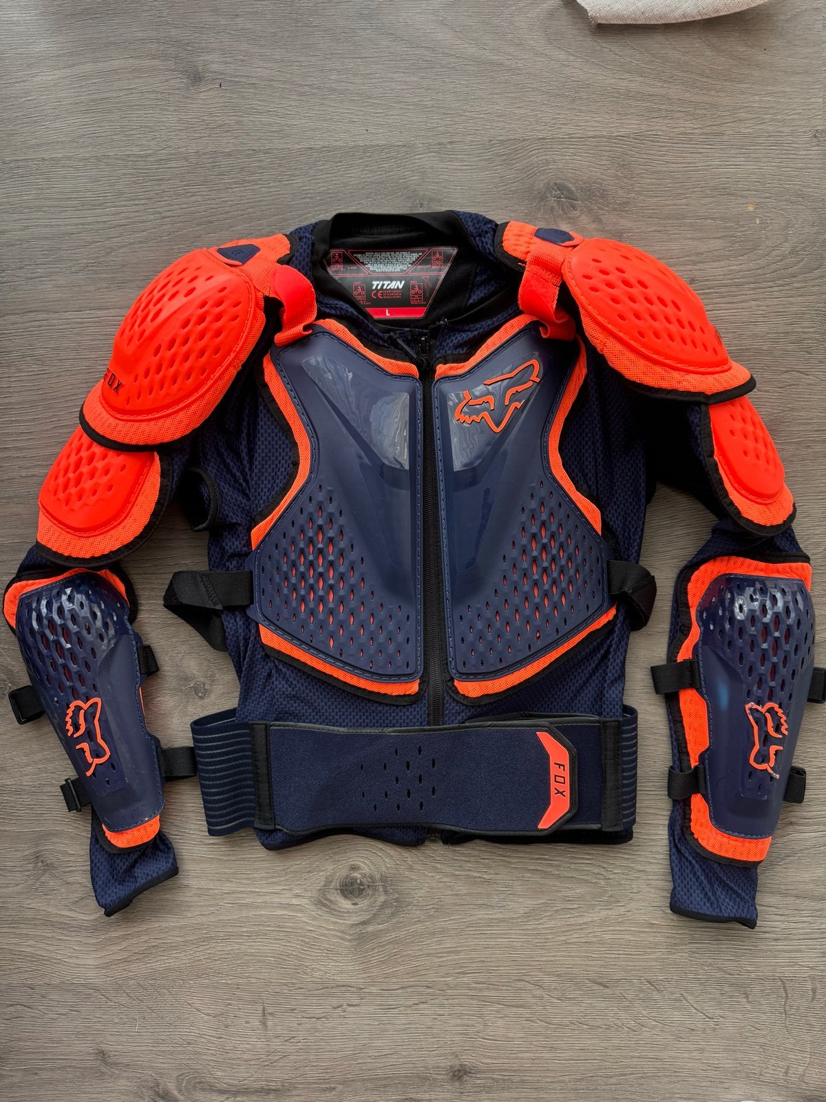Fox Titan Sport Jacket Mountainbike Bescherming Maat L, Fietsen en Brommers, Heren, Ophalen of Verzenden, Zo goed als nieuw, L