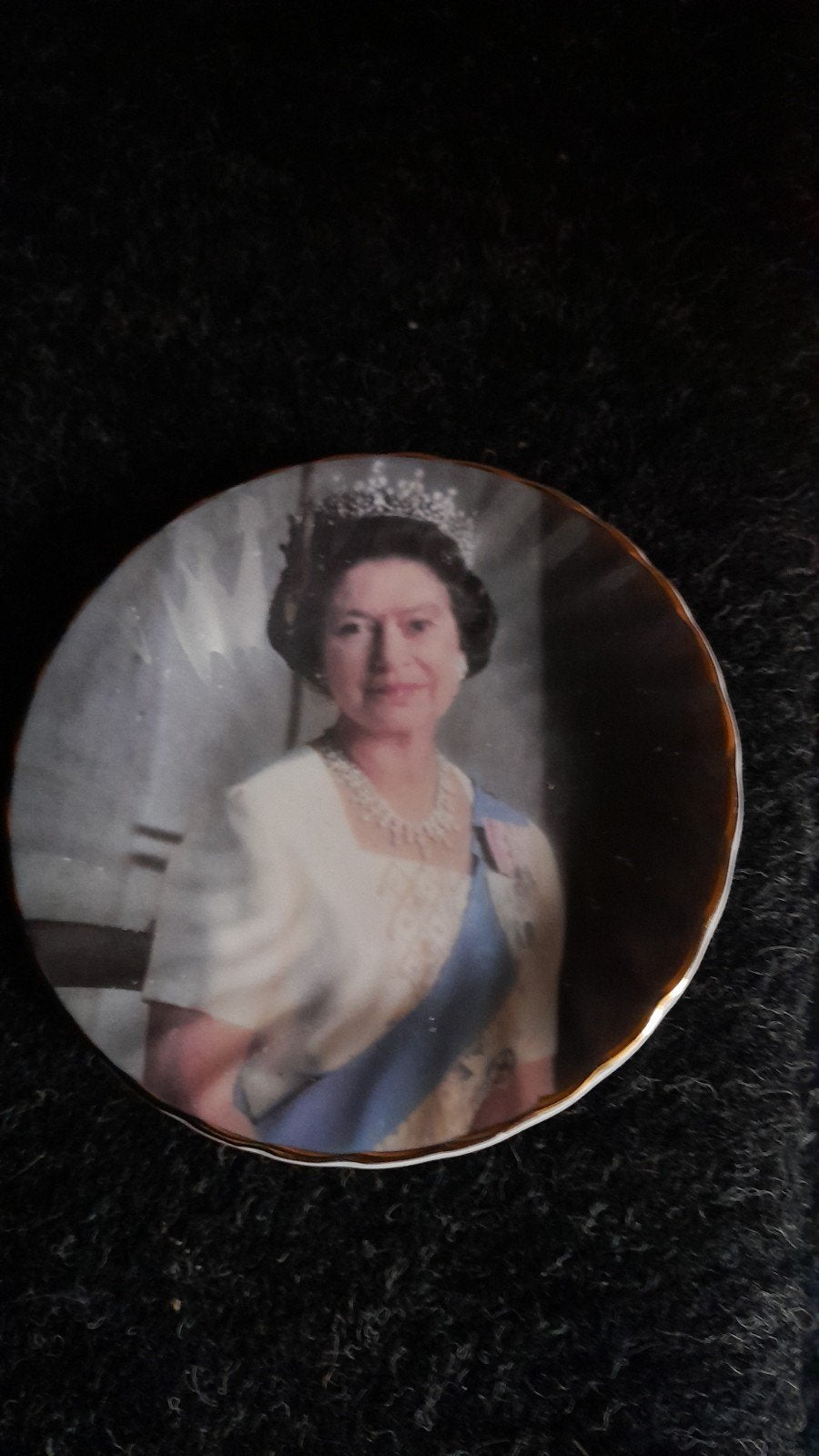 4 bordjes van de Koninklijke Familie Engeland, Ophalen of Verzenden, Gebruikt, Buitenland, Servies