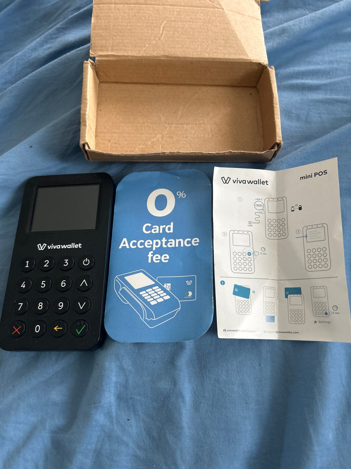 Viva Wallet Mini POS - Pinautomaat voor kaartbetalingen, Verzamelen, Elektronische Apparatuur, Ophalen of Verzenden