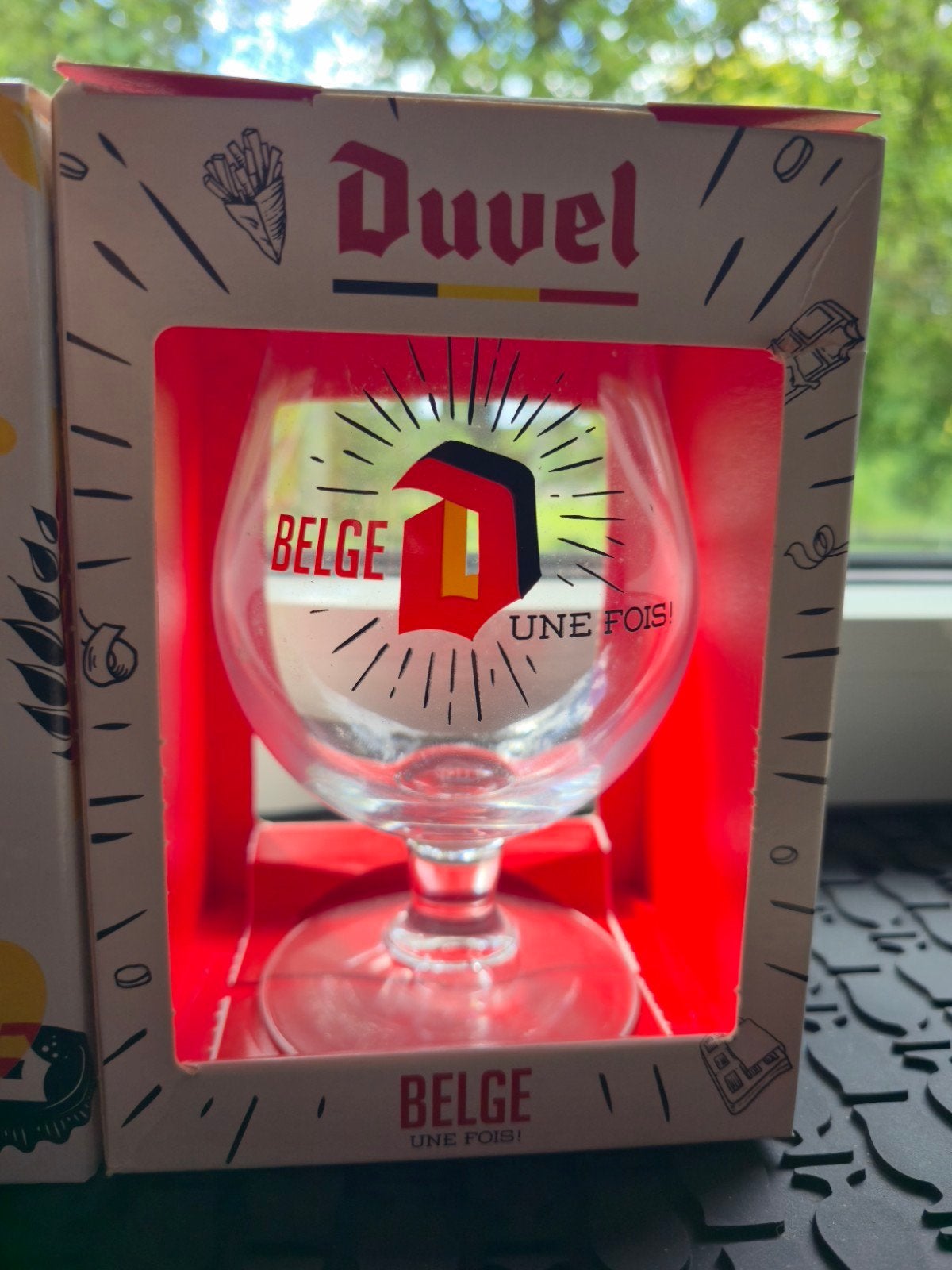 Duvel glas Belge une Fois 2018, Ophalen of Verzenden, Nieuw, Glas of Glazen, Duvel