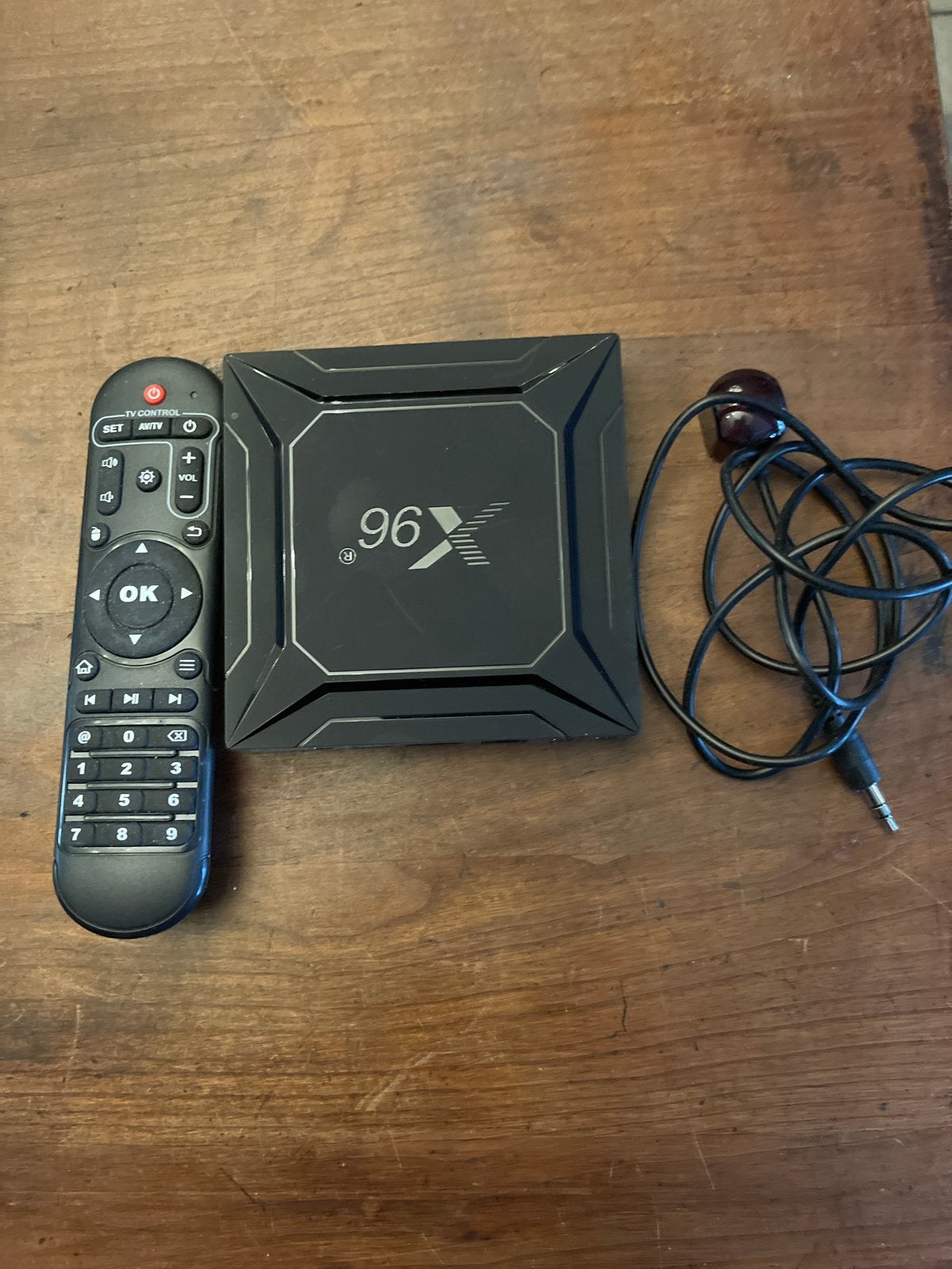 96X Android TV Box met afstandsbediening, Ophalen of Verzenden, Gebruikt, Zonder harde schijf