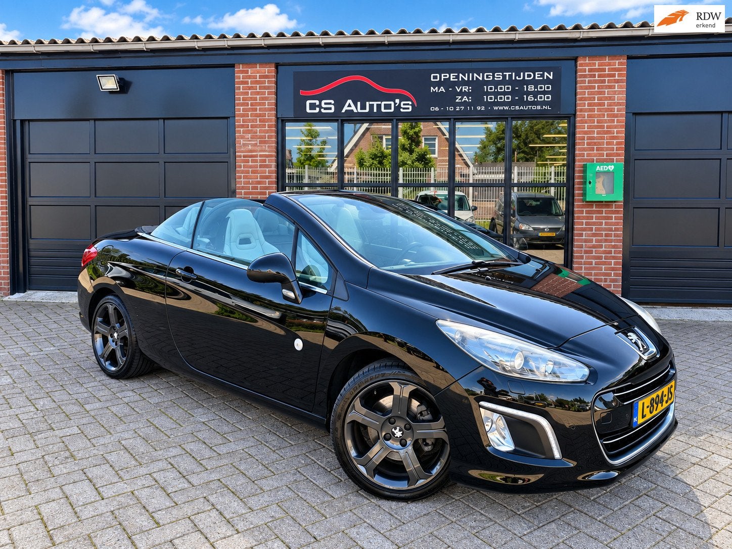Peugeot 308 CC 1.6 THP Roland Garros, Auto's, Voorwielaandrijving, Euro 5, 1490 kg, Gebruikt