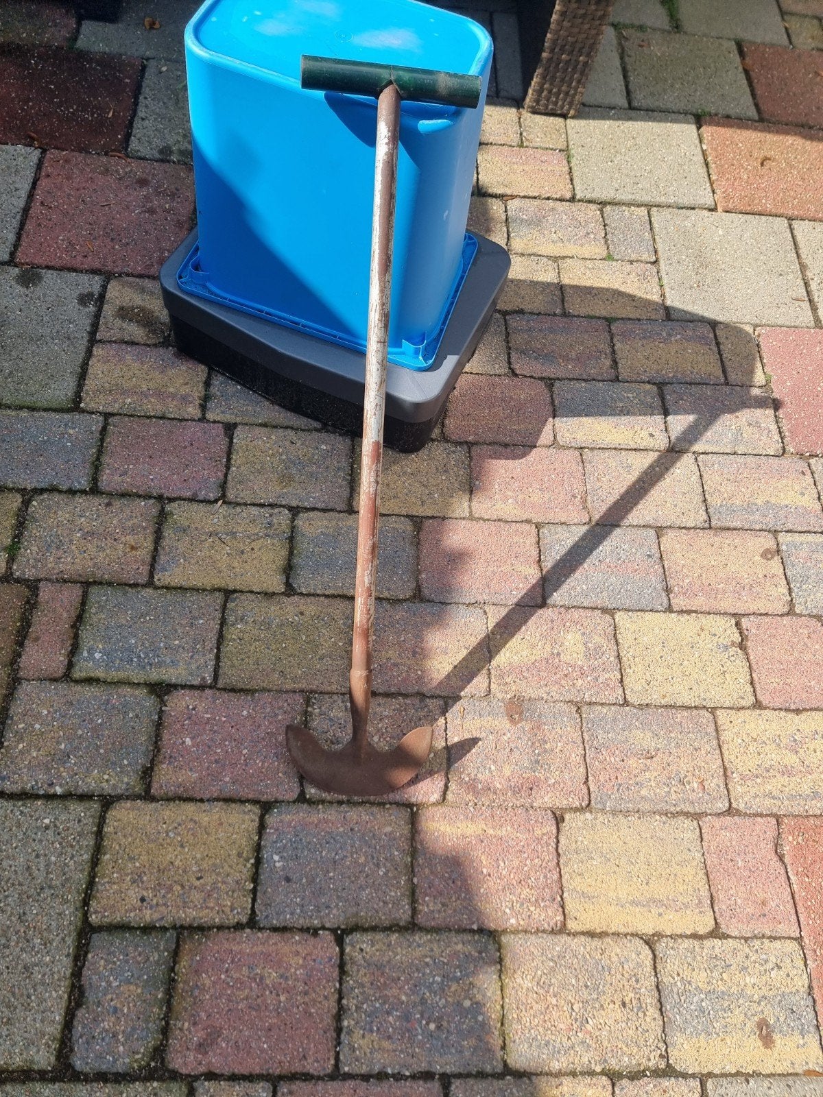 Gebruikte handgrondboor voor tuin en klussen, Tuin en Terras, Ophalen, Gebruikt, Grondboor, Onbekend