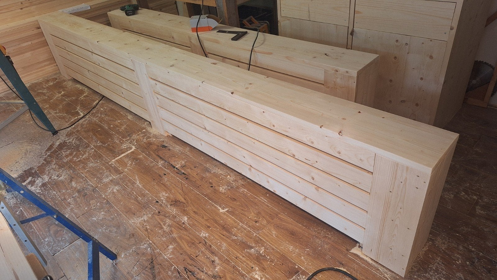 radiator ombouw van terug gedroogd en geschaafd hout, Ophalen, Nieuw