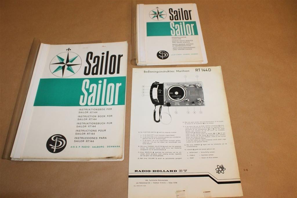 Sailor RT144 — Marifoon Documentatie met Schema’s Schaars, Gebruikt, -, -, Ophalen of Verzenden