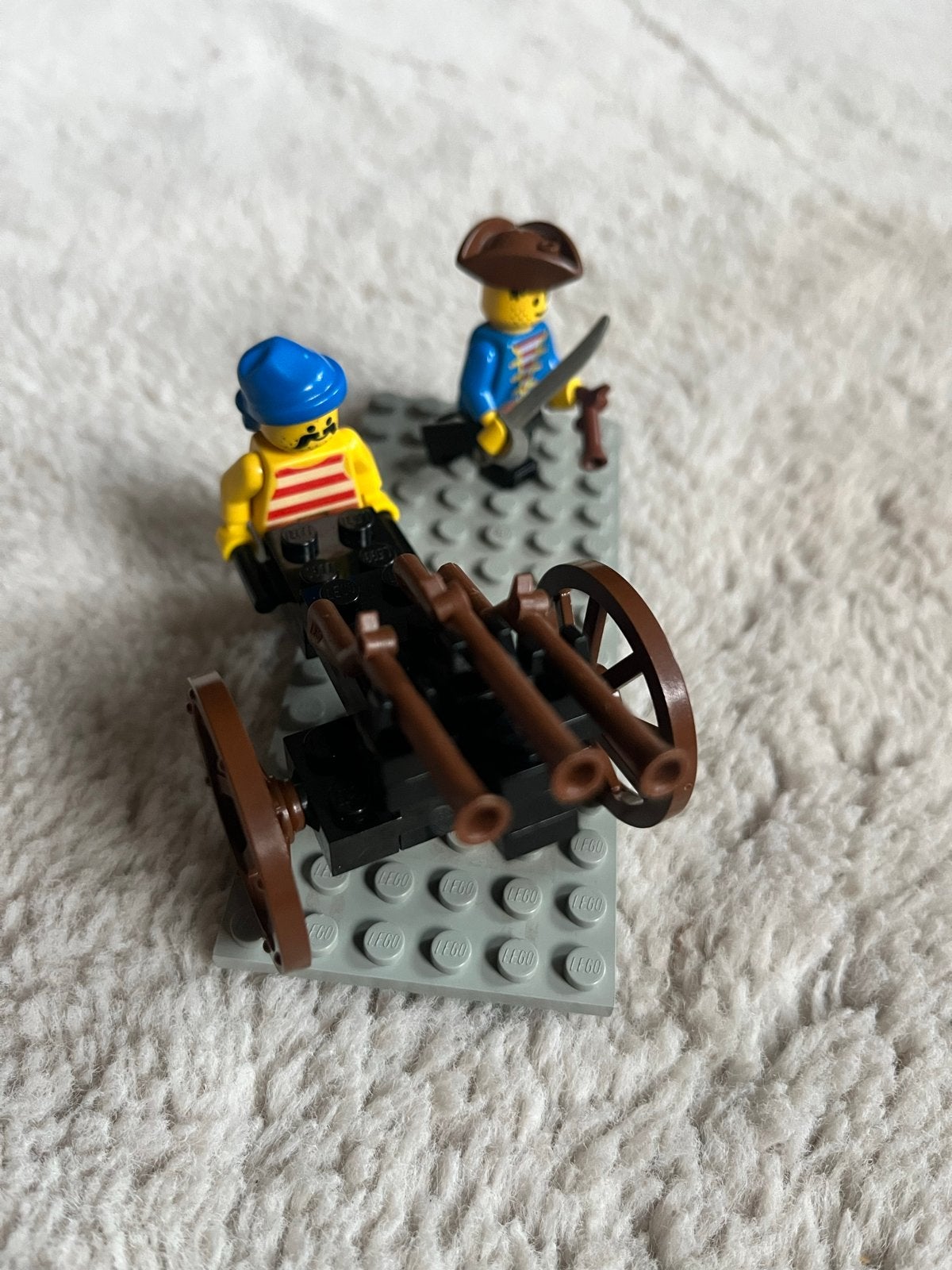 Lego 1970 Piraten met kanon en minifiguren, Compleet, Gebruikt, Lego, Complete set