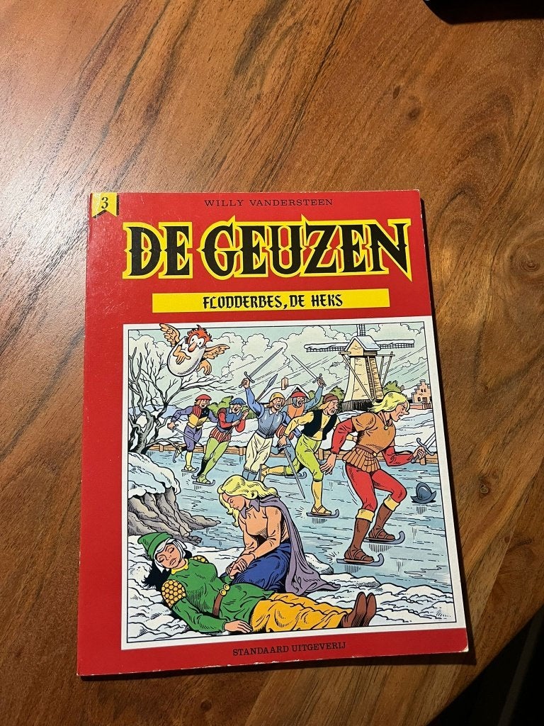De Geuzen 3 – Flodderbes, De Heks" van Willy Vandersteen., Boeken, Stripboeken, Eén stripboek, Ophalen of Verzenden, Zo goed als nieuw