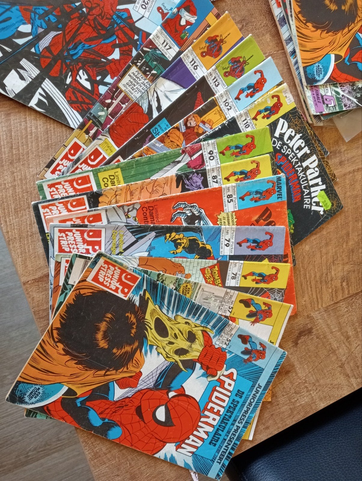 De Spektakulaire Spider-Man Junior Press Strip collectie, Meerdere stripboeken, Ophalen of Verzenden, Gelezen, Diverse