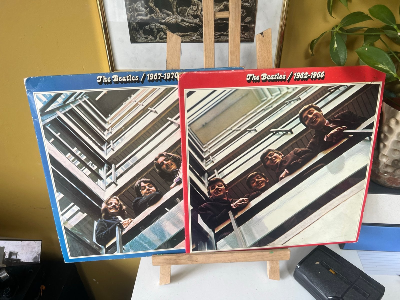 The Beatles - 1962-1966 (Red Album) & 1967-1970 (Blue Album), Gebruikt, Pop, Ophalen of Verzenden, Complilatie