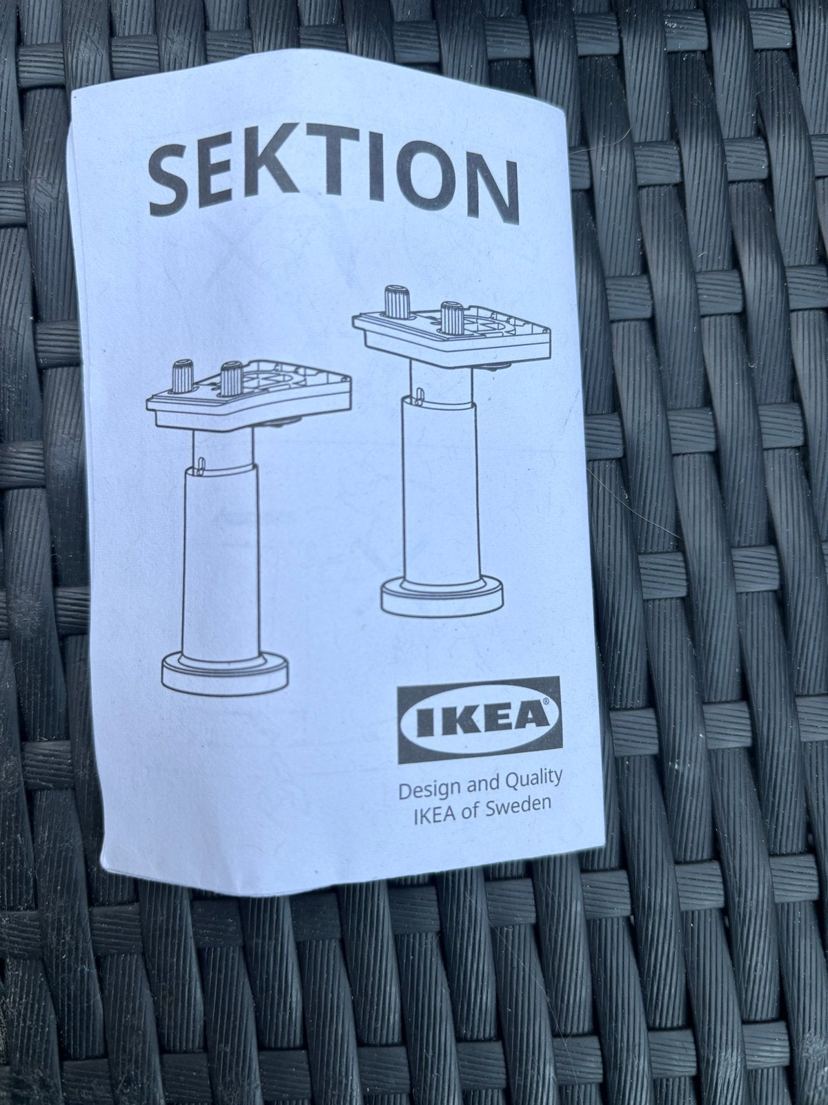 IKEA SEKTION Poten voor Keukenkasten (nieuwstaat), Ophalen of Verzenden, Zo goed als nieuw