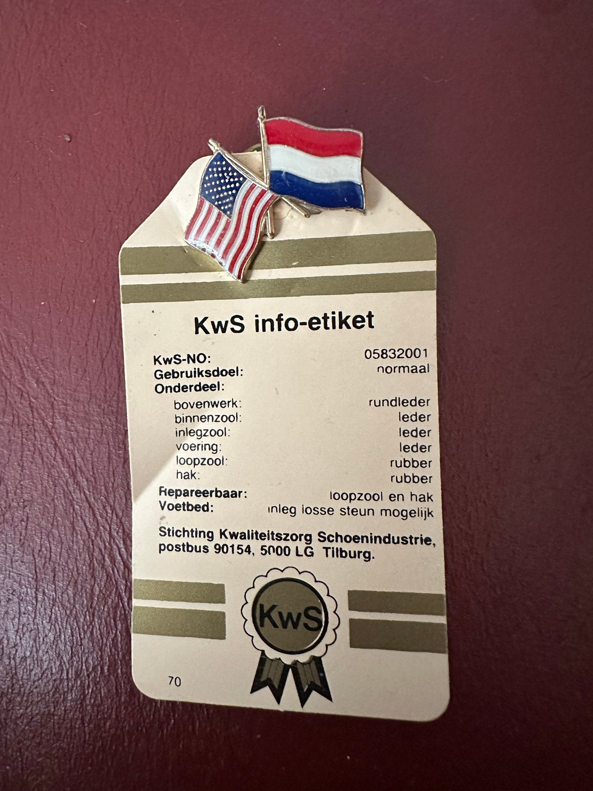 Speldje Vlaggen Nederland en Amerika, Ophalen of Verzenden, Nieuw, Overige onderwerpen, Speldje of Pin