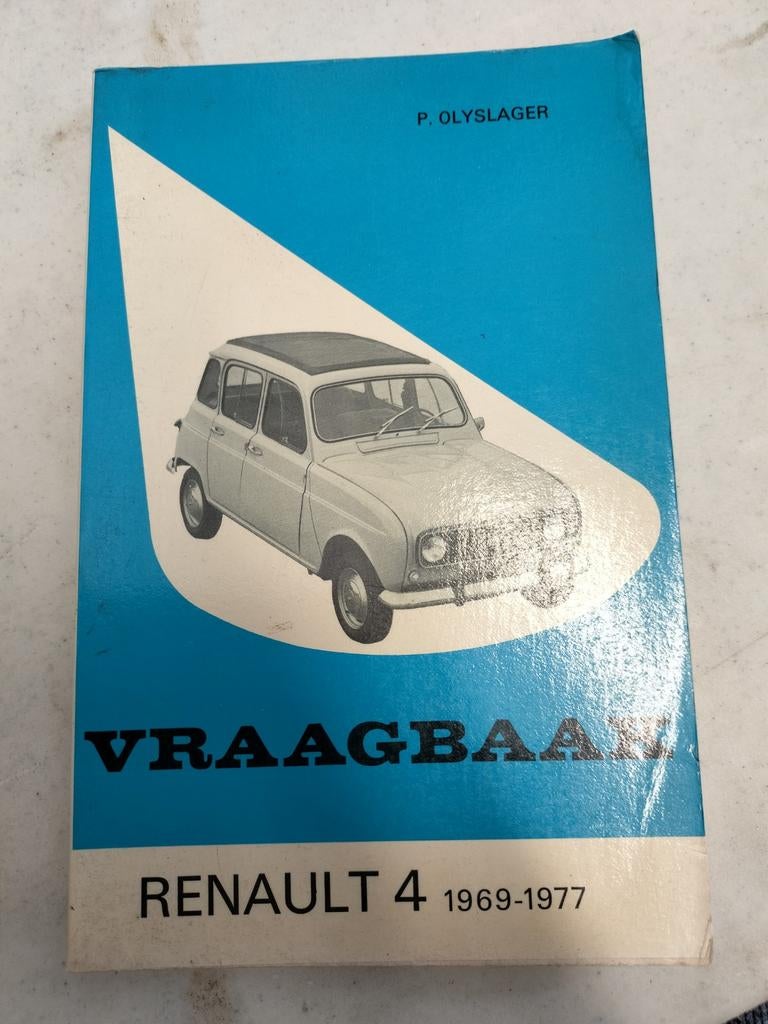 Vraagbaak Renault 4 1969-1977, Ophalen of Verzenden