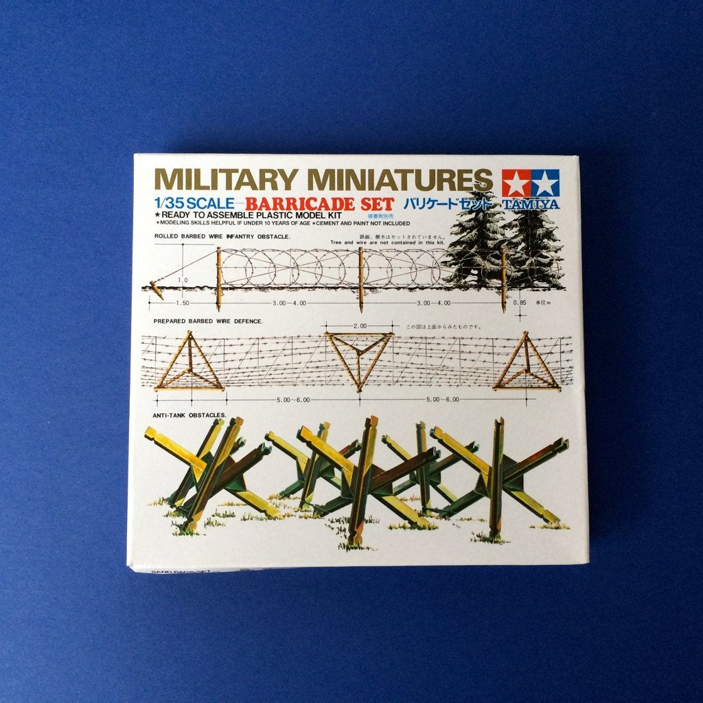 Tamiya	35027	Barricade Set	1/35, Verzenden, Nieuw, 1:35 tot 1:50