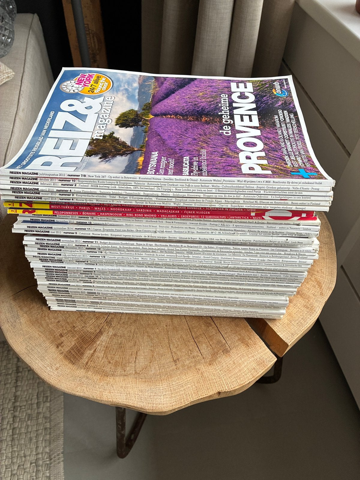 Diverse reis tijdschriften, Ophalen of Verzenden, Zo goed als nieuw