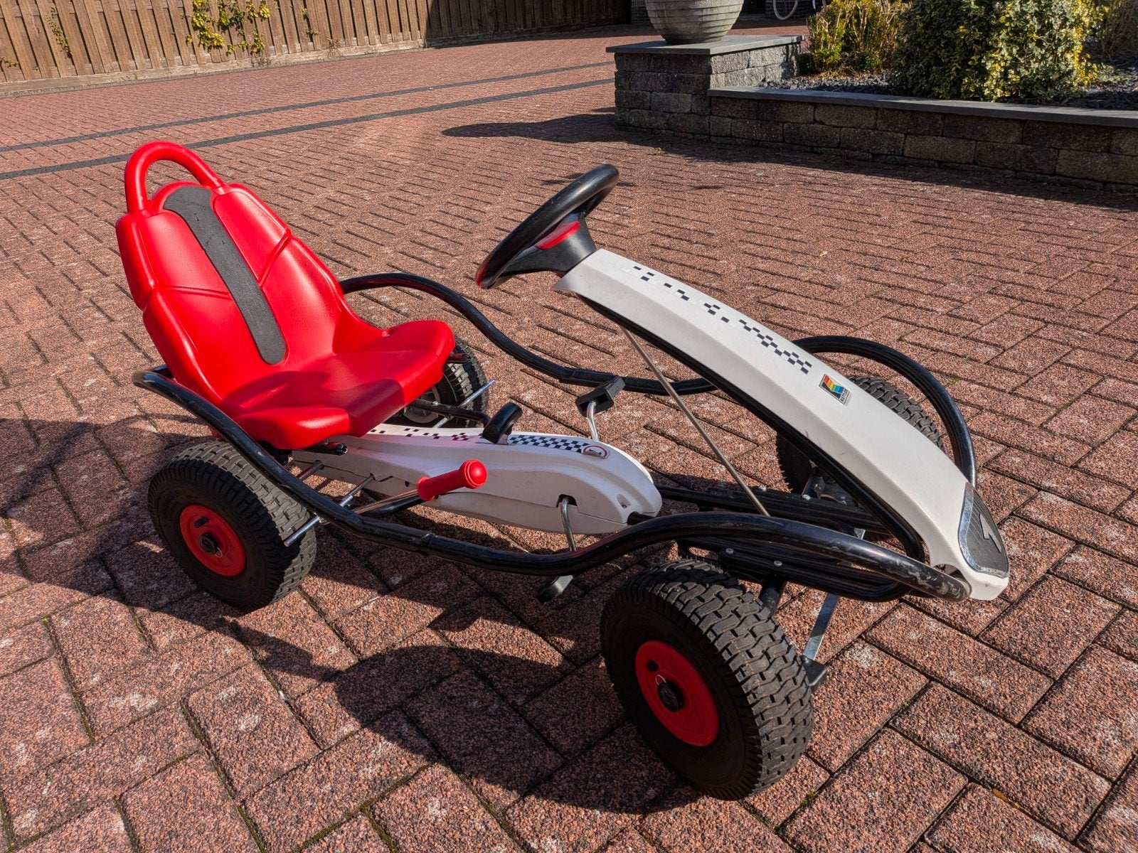 Kettler Silverstone Air skelter - Wit/Rood, Ophalen, Gebruikt, Trapvoertuig
