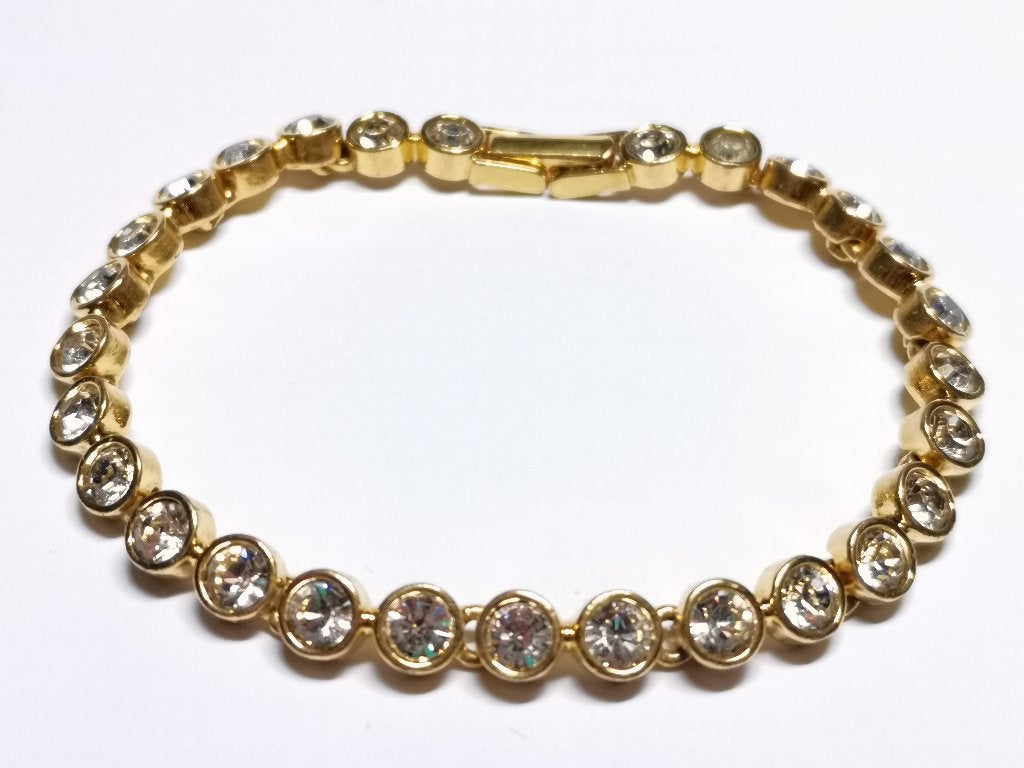 Swarovski Tennis armband, Met kristal, Overige materialen, Gebruikt, Ophalen of Verzenden
