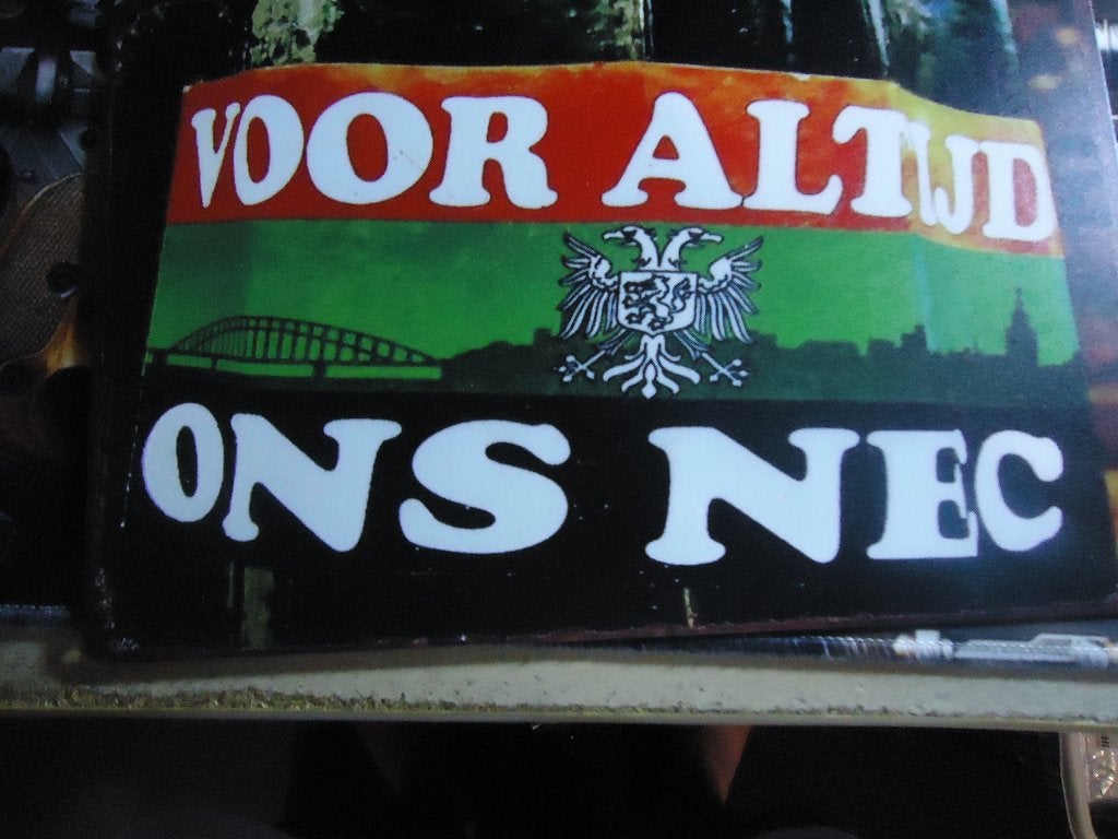 Wandplaat NEC 30 x 20 cm  NIEUW!!!, Maat XS of kleiner, Verzenden, Nieuw, Shirt