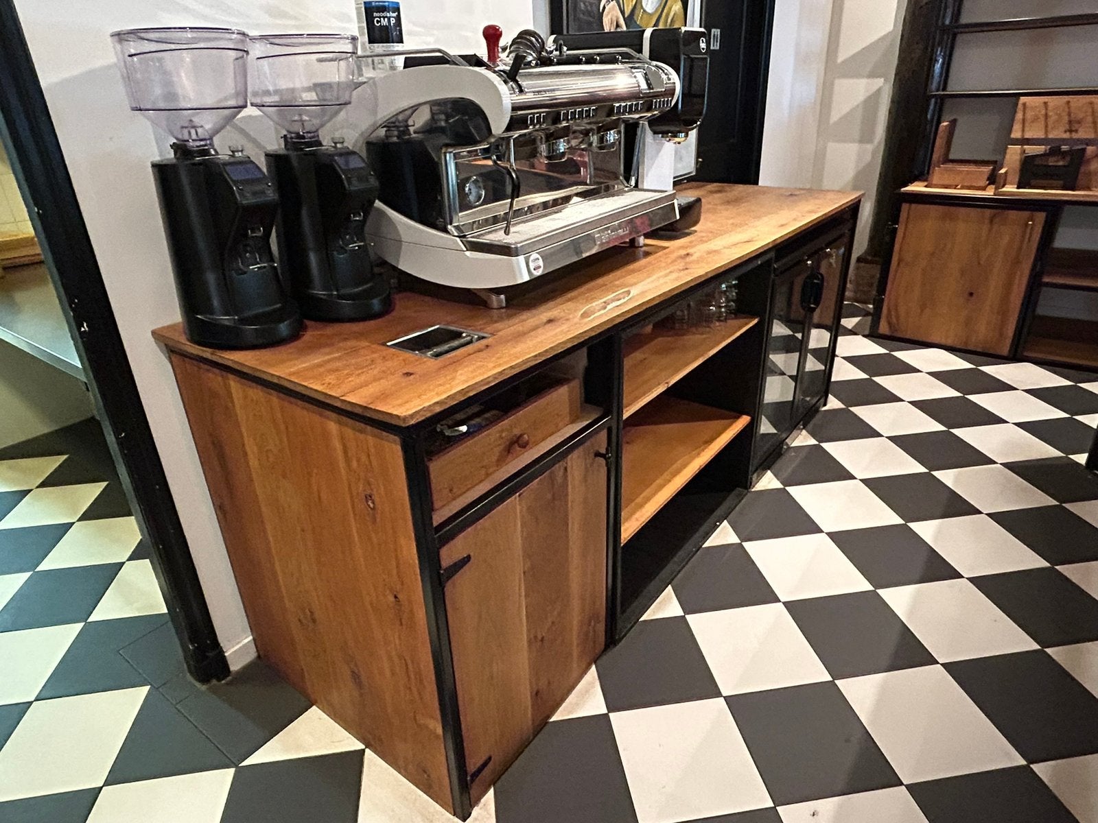 Bar Koffiemeubel speciaal voor barista-koffie, Ophalen of Verzenden, Barinrichting