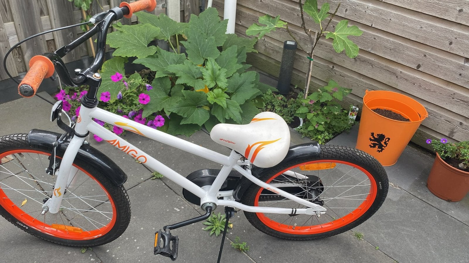 Kinderfiets Amigo, Ophalen, Gebruikt