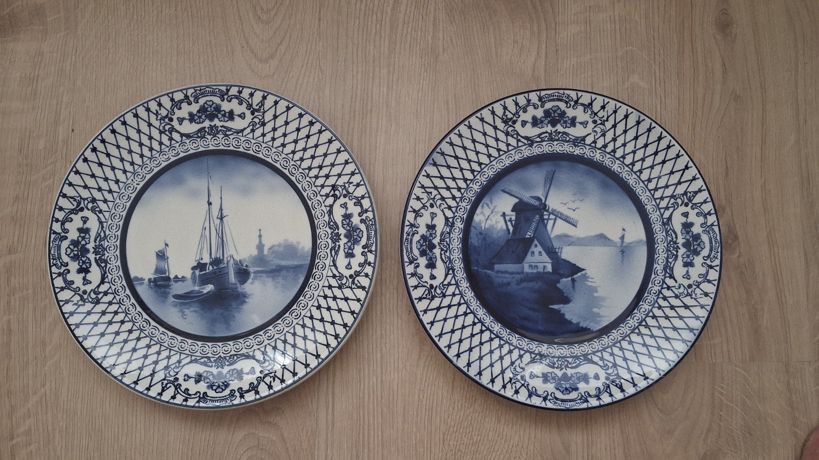 Delftsblauwe borden, Antiek en Kunst, Ophalen of Verzenden