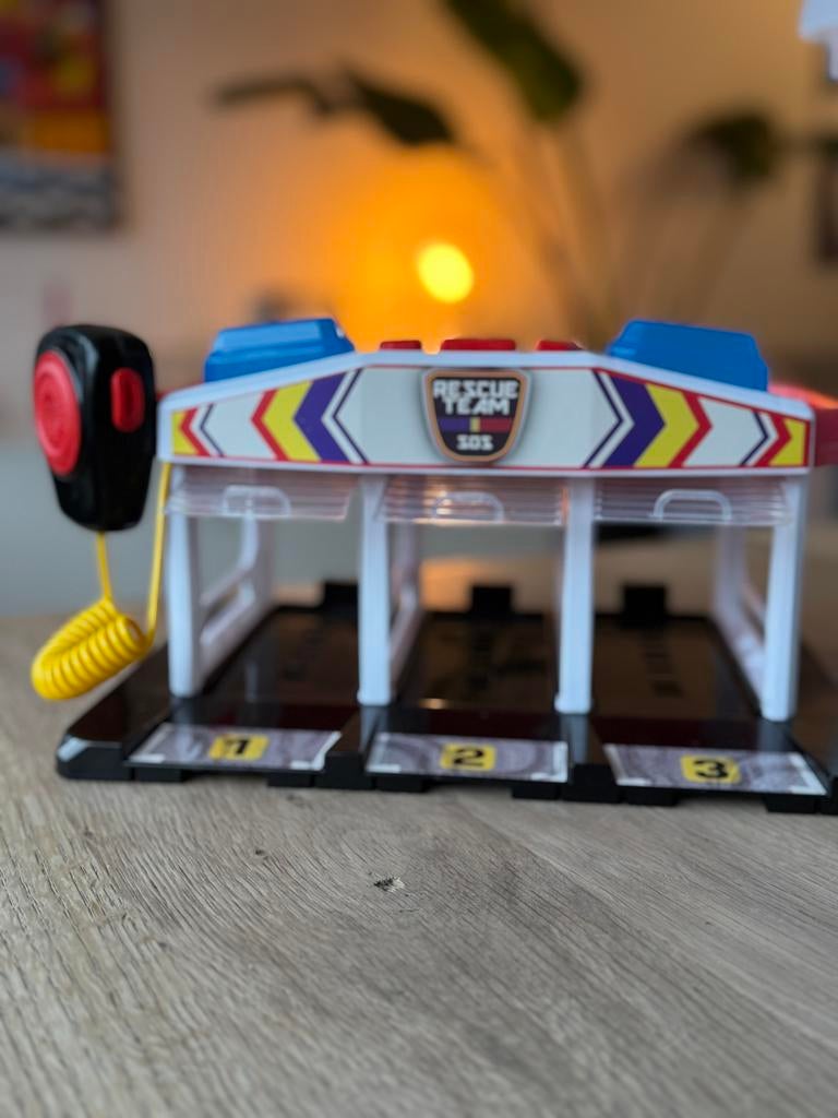 Brandweerkazerne met licht, geluid en portofoon, Kinderen en Baby's, Speelgoed | Overig, Ophalen of Verzenden, Gebruikt, Jongen of Meisje